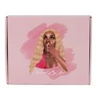 Gift Gift Box Yongjin Wholesale Pink Black Rigid Paper Packaging Hair Extensions Gift Box