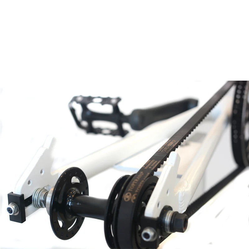 Bicycle Belt Drive Kit Single Speed Internal Gear Hub 3/7/8 Speed 11m Belt Drive System For Belt