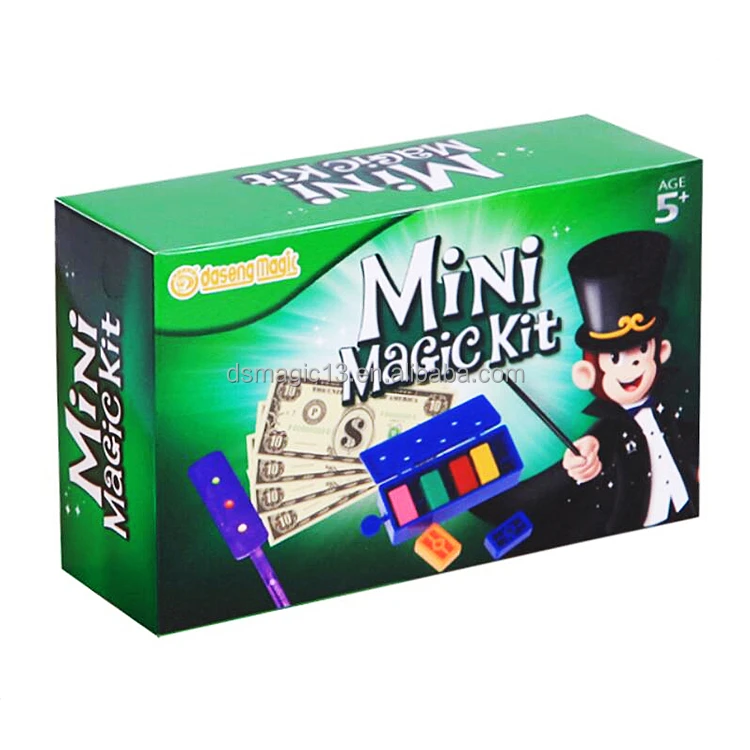 2021 popular tendency kids magic suit magical kit with 3 props applied in various occasions