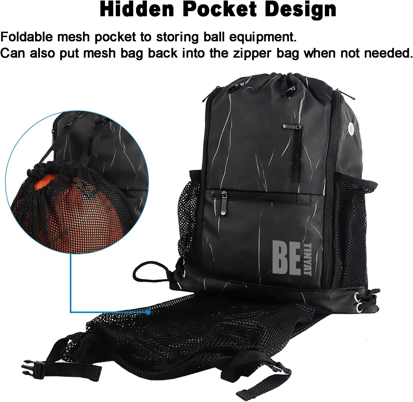 product backpack 2025 new volleyball backpack unisex football basketball volleyball suitable for sports and leisure-3