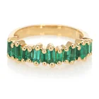 Rings Adjustable Rings Designer Design Fireworks 18kt Gold Emeralds Wedding Rings Adjustable