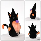 Halloween Hot Sale Product Halloween Faceless Dwarf Devil Doll Standing Plush Gnome With Black Swing 3 Colors Available