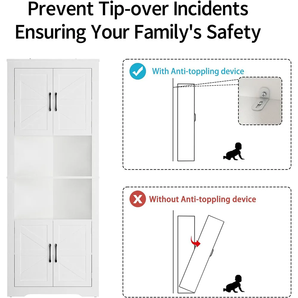 Modern Oak Wood Corner Cabinet 5 Shelves Bathroom Kitchen Living Room Space Saver Organizer factory