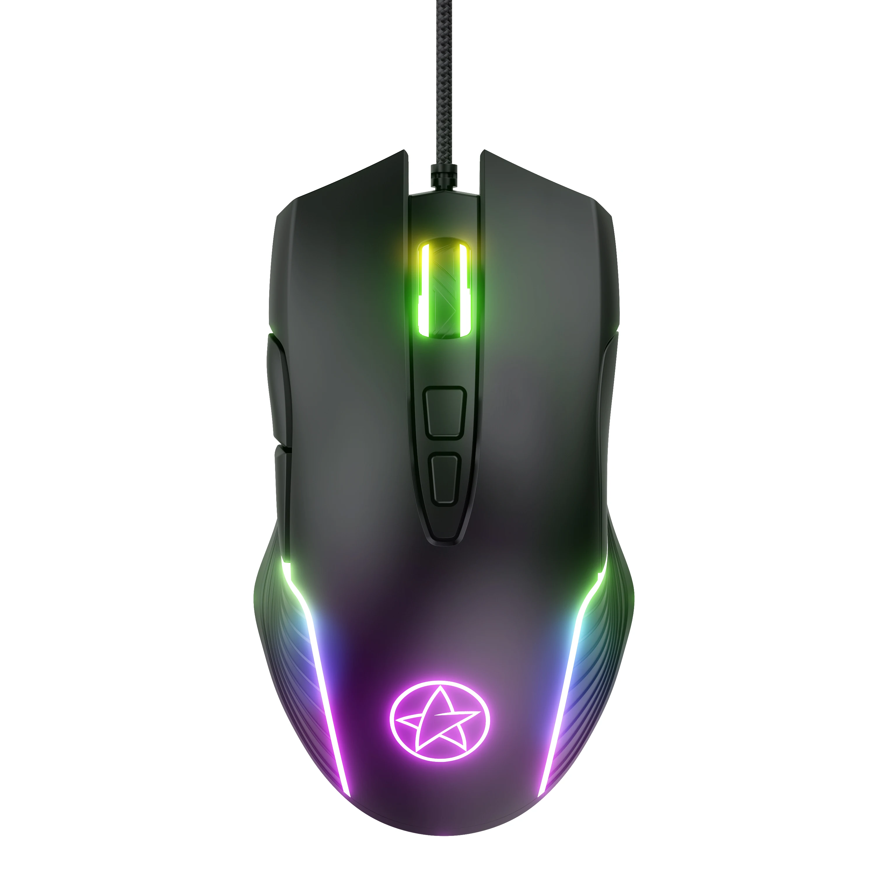 luminous wired mouse