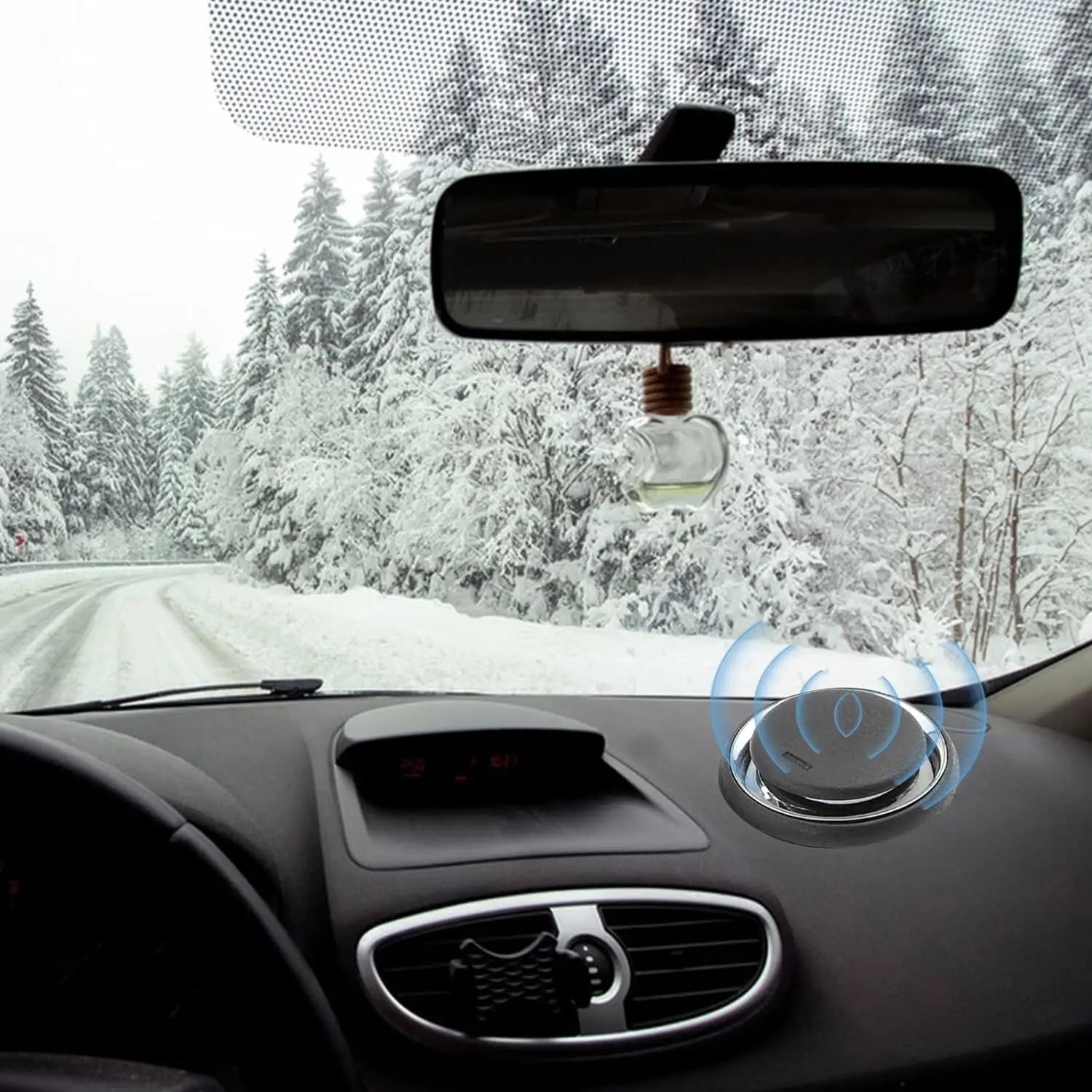 Car Microwave Molecular Defrosting Device With Antifreezing Agent And