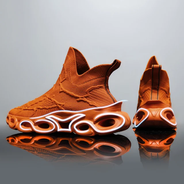 Men's Casual Shoes Fashion Platform Sneakers Luxury Shoes Breathable Sport Mesh Sneakers Custom Men's Shoes