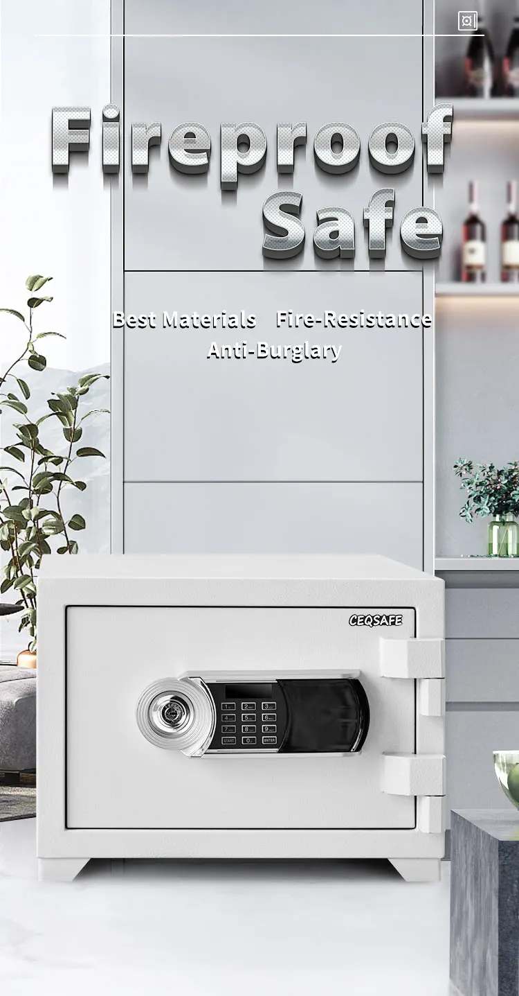 CEQSAFE Office Hotel Deposit Safe Cabinet Home Money Safes Box Fireproof Digital Safe factory