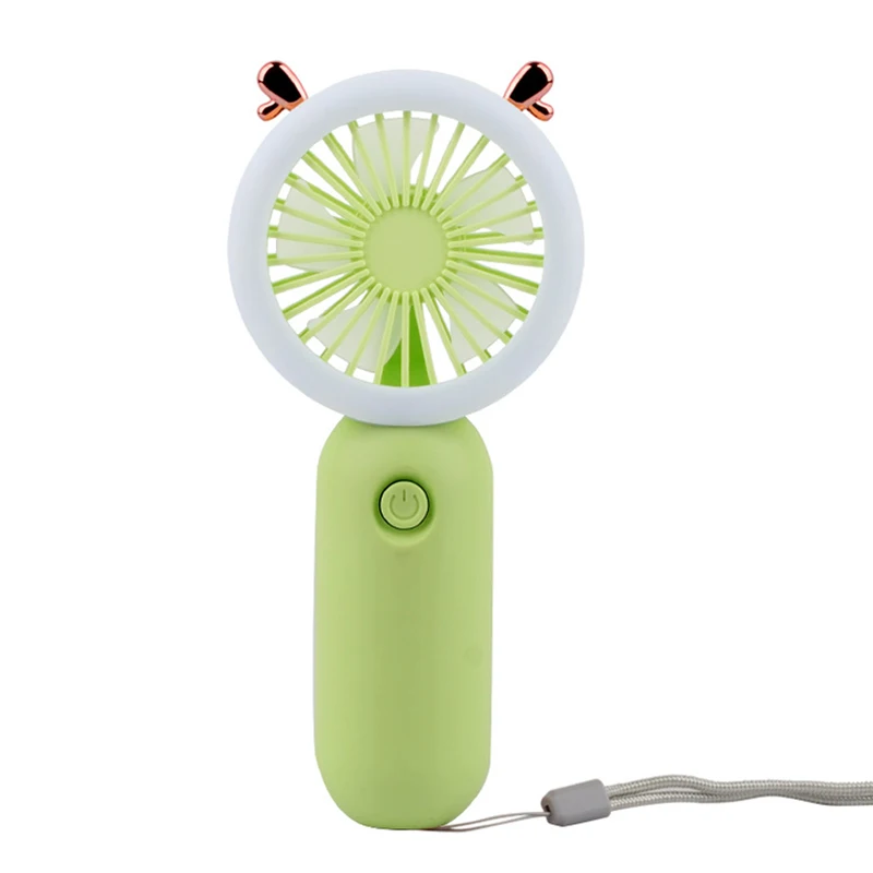 Rechargeable USB Fan Air Cooler Mini Operated Hand Held Protable No Battery  AL 