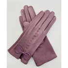 Leather Gloves Quality Assurance Black Faux Leather Fleece Outdoor Riding Warm Gloves