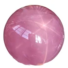 Wholesale Star Light Rose Quartz Ball Good Pink Natural Star Rose Quartz Stone Sphere