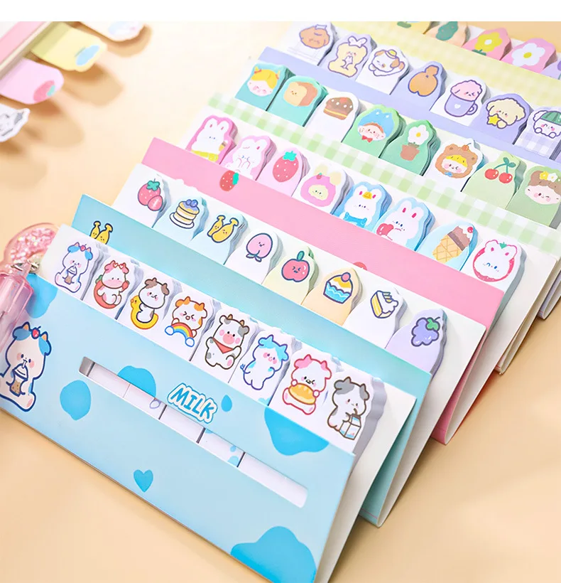 Cute Cartoon Animal Series School Student Kids Sticky Notes