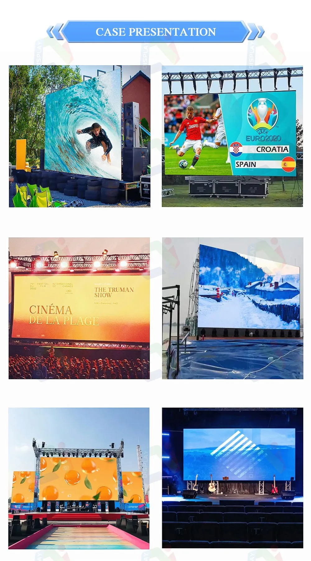 High-quality Unique Design P1.25 4K8K LED Screen Mobile LED Display Quick Installation Portable Rental Video Wall for Live Stage supplier