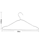 T-shirt Cheap Anti-slip Metal T-shirt Clothes Hangers For Cloth Dry Cleaning Laundry