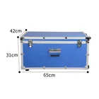 Blue Trolley Case Case Blue Aluminum Cabinet Hard Aluminum Trolley Case Aluminum Assemble Box