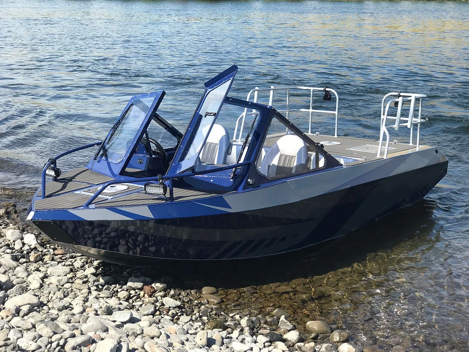 Ecocampor Custom Aluminum Fishing Jet Boat Soft Top Jet Boat Yacht