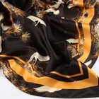 Scarf Women Women Chinese 100% Silk Square Scarf For Women Factory Wholesales Digital Printed Fashion Silk Scarf