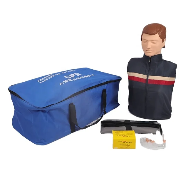 DARHMMY Professional First Aid Training Model Half Body Adult CPR Training Manikin