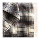 Fabric Fabric Factories Low Price Manufacturer 100 Polyester Plaid Melton Checked Fabric For Garment