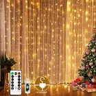 Lights Christmas Light Led Light LED Curtain Lights Window Curtain Fairy Twinkle LED Christmas Lights