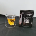 Glass Unique Glass Ghost Head Cup