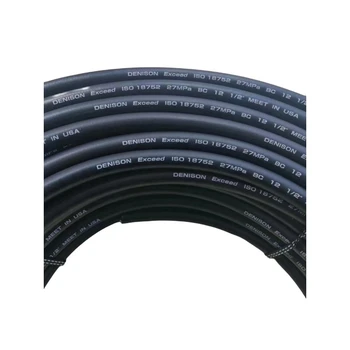 High quality wear-resistant hydraulic hose pipe rubber flexible high pressure hydraulic rubber hose rubber hose for liquids