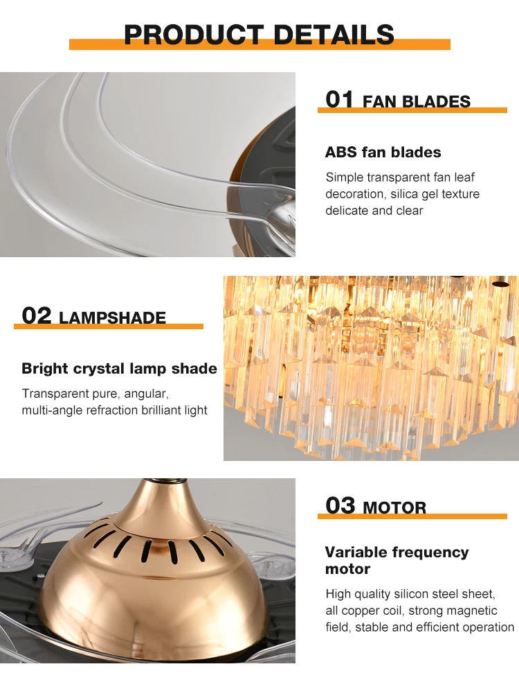 Ceiling Fan, LED, SJ - detail 14