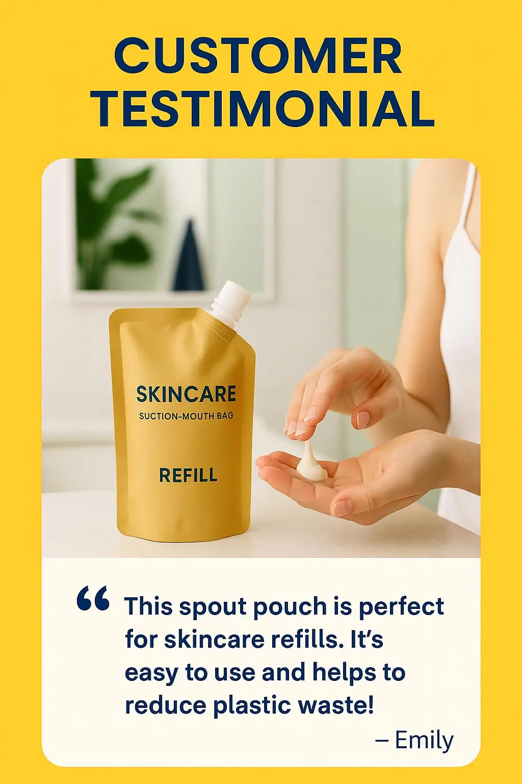 Reusable Liquid Cosmetic Spout Pouch Refill Bag for Shampoo & Skin Care - detail 5