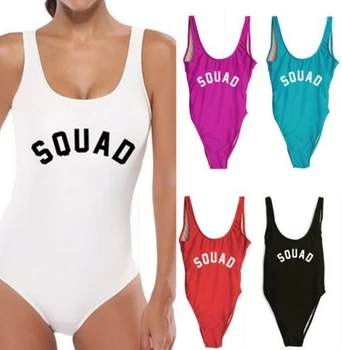 Custom LOGO 18 Colors Sexy Blank Bathing Suit women Backless One Piece Swimsuit