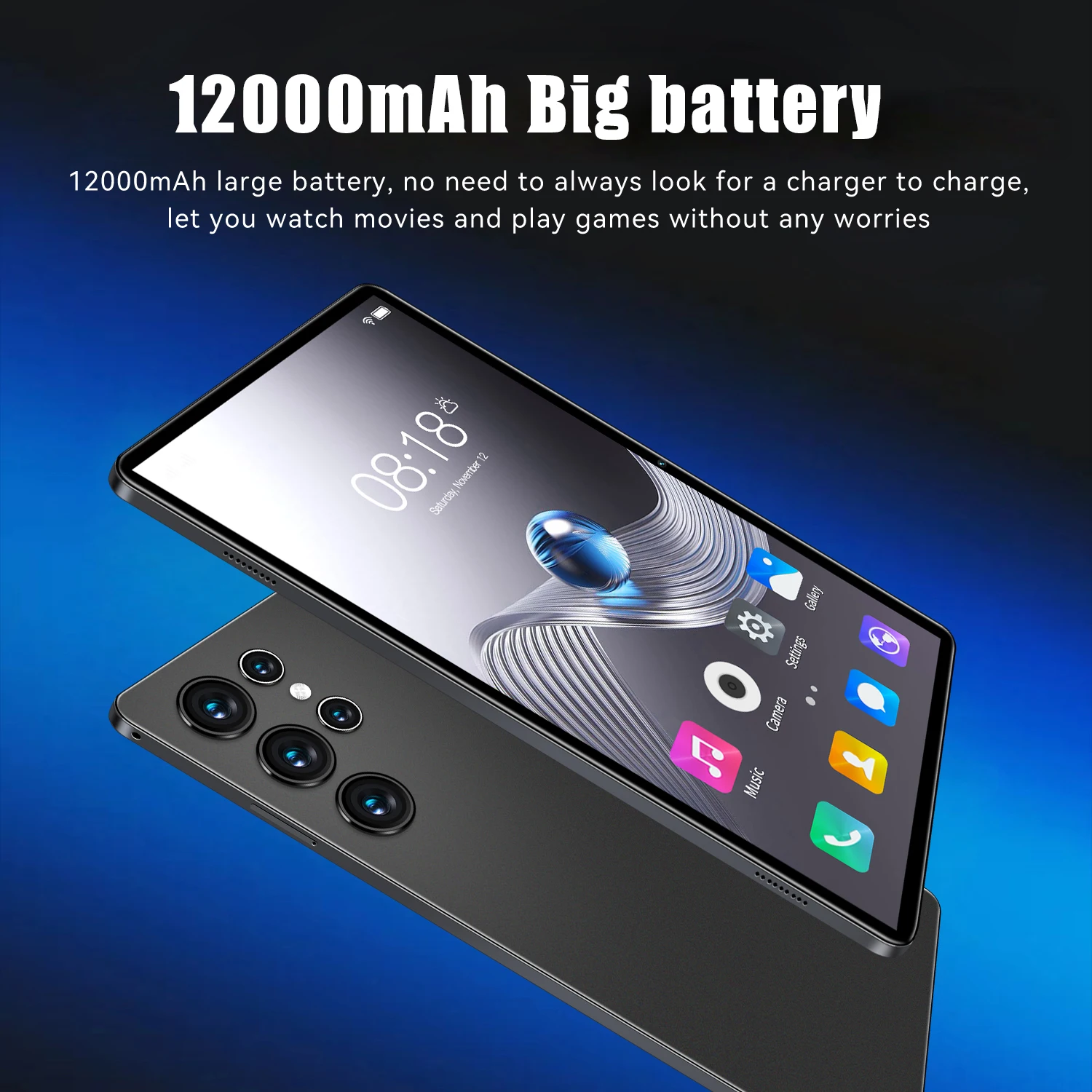 16GB+512GB Dual SIM Android Tablet 11 Inch, Educational with Phone Call Feature  S23U  Branded