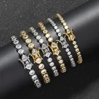 Bracelet Row Tennis Bracelet 3mm4mm5mm Single Row Copper Inlaid Zirconium Hip Hop Cubic Zirconia Bracelet