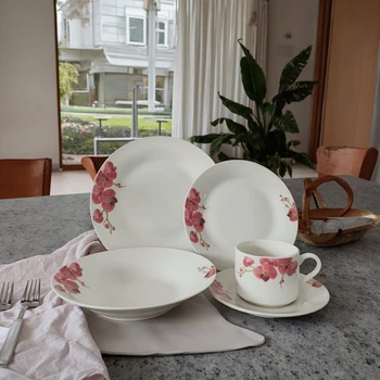 cheap porcelain 20pcs dinner set