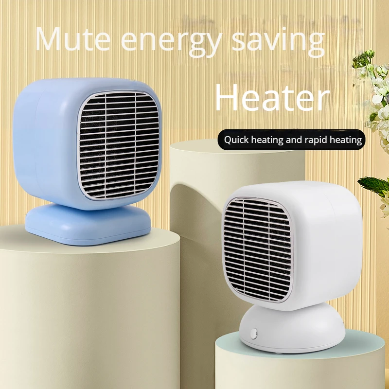 Portable 800w Mini Rechargeable Heater Ptc Ceramic Heating Fan With High Temperature Protection For Household Electric Heaters