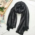 Scarf 2021 New Autumn Wool Grid Scarf For Lady Europe Design