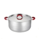 Popular In Europe Stainless Steel Casserole Nonstick Cooking Pot For Kitchen