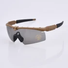 Tactical Half Frame All Face Suitable Change Lens Military Army Tactical Airsoft Shooting Game Protective Glasses Eyewear