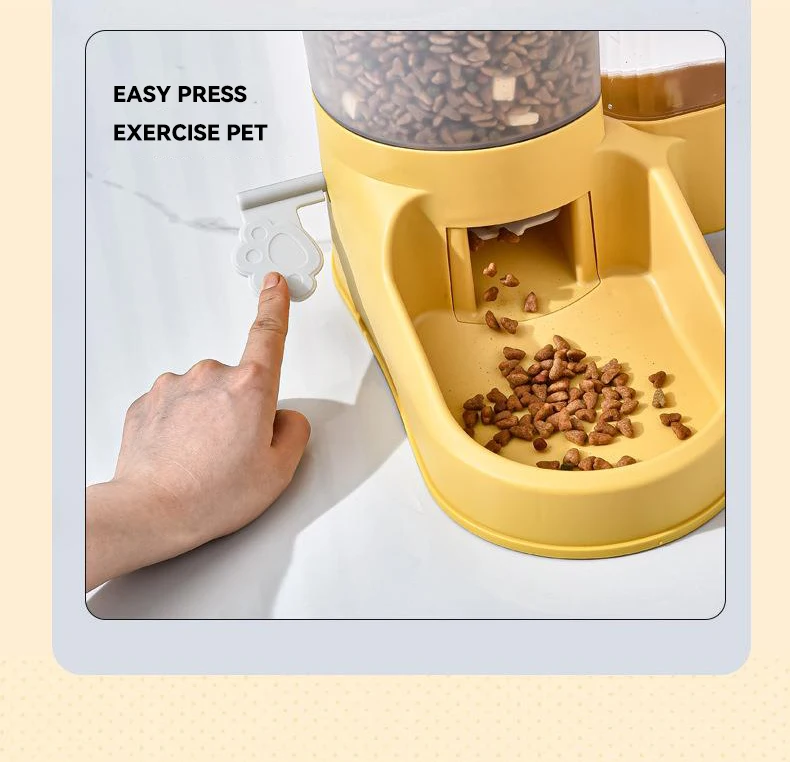 New 2-in-1 Feeder Food Water Large Capacity Pet Bowl Suitable for Small Medium and Large Dog Feeders Easy to Clean Pet Products manufacture
