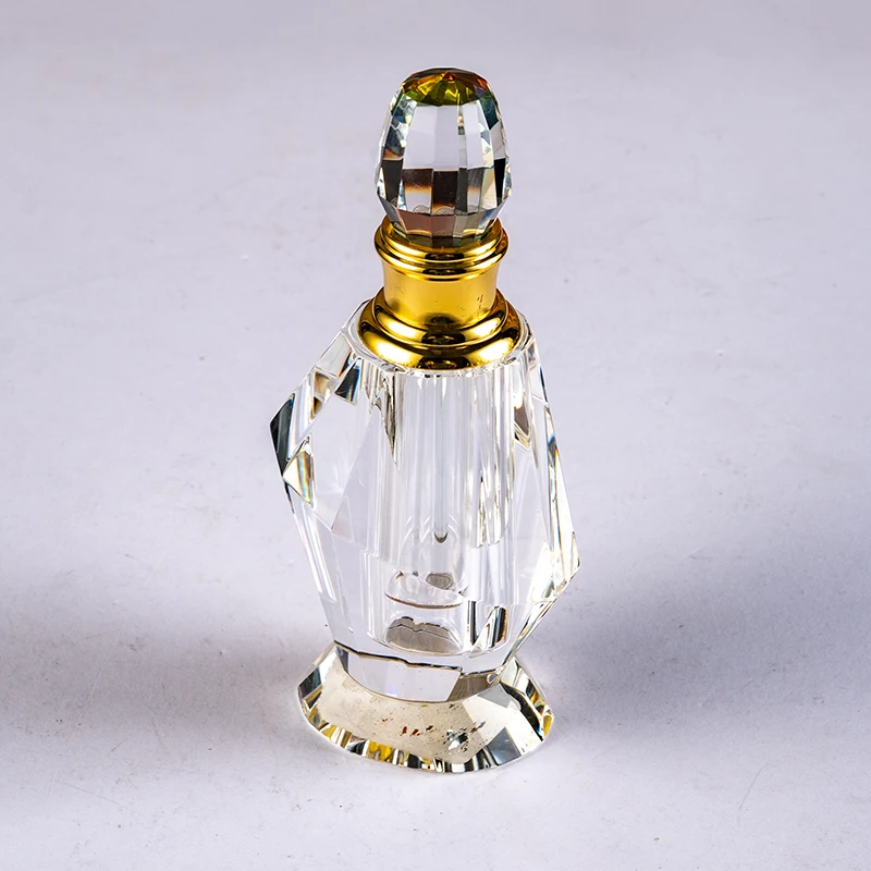 product new design beveled edge atmospheric 6ml glass empty bottle can be customized fashionable crystal perfume bottle-8