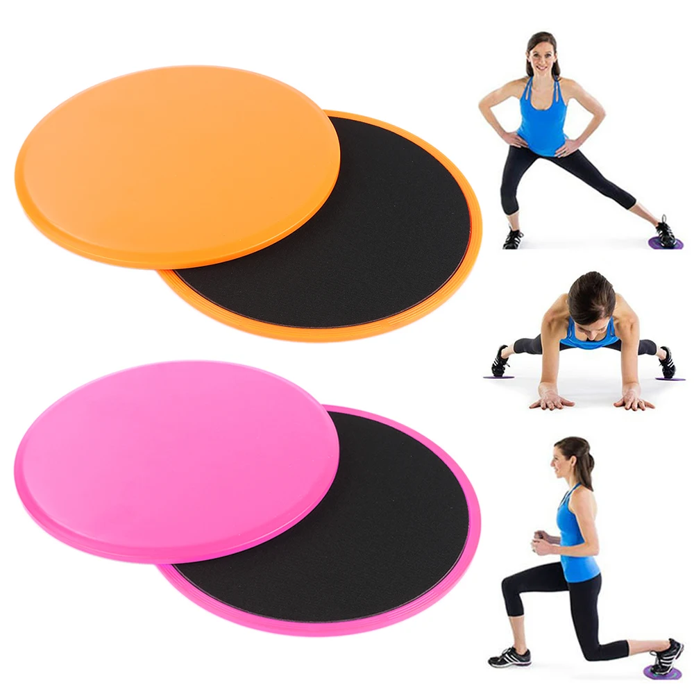 New Fitness Core Sliders Gliding Discs Home Gym Abs Yoga Cardio Workout Set of 3 