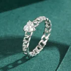 Wedding Band Hot Style S925 Sterling Silver Cubic Zircon Wedding Band Rings Jewelry Ring