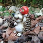 Autumn Crafts Custom Design Garden Decoration Hedgehog Backyard Animal Decorative Autumn Crafts Resin Hedgehog Figurine