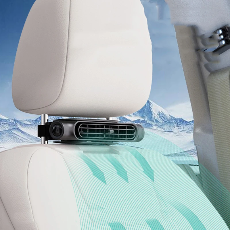 Headrest Mounted Leafless Fan, USB, 5W, ABS - detail 16