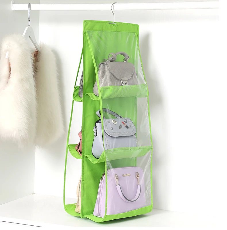 6 pocket foldable hanging bag