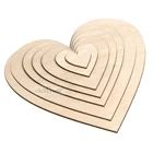 Wood Wood Factory Trending Hot Products Customizable Round Wood Chip Home Decoration DIY Drawing Round Chip