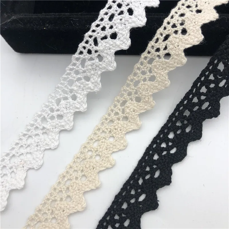 15yards Various Cotton Lace Crochet Ribbon lace wholesale .Lace Trim Edging