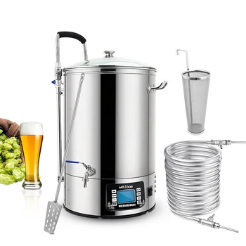 40L 60L Stainless Steel All in one Microbrewery guten home brewing system Mash Tun Micro Brewery craft Beer machine
