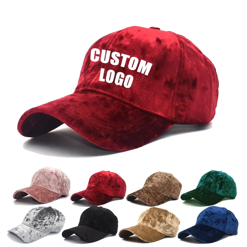 velvet baseball cap wholesale