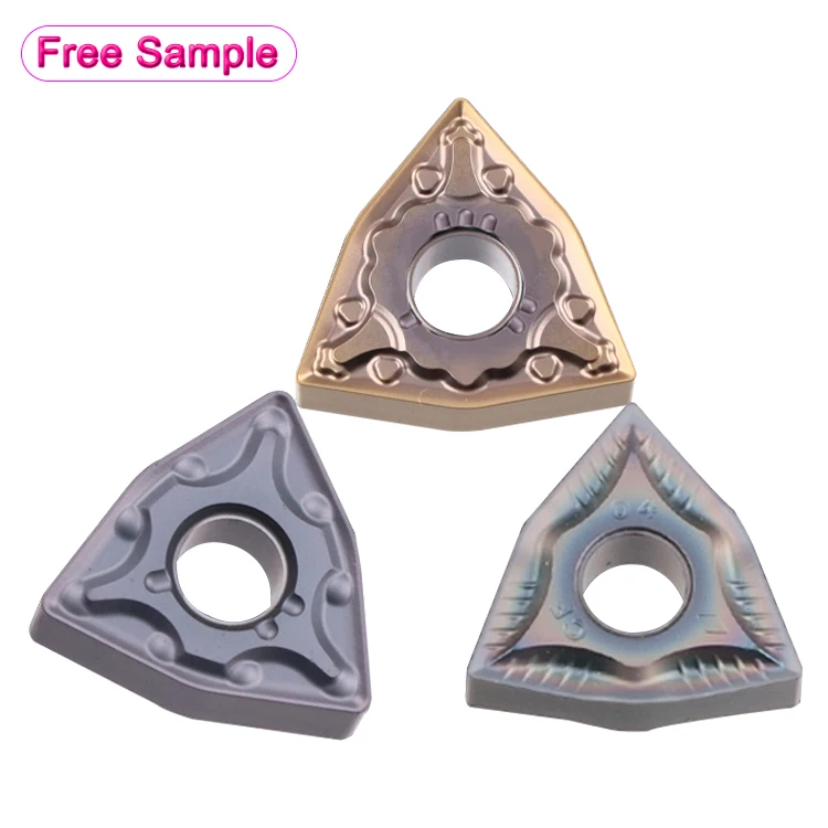 Indexable Carbide Inserts WNMG080404 Turning Tools For Machining