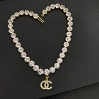 Diamond Hot Sale 2021 Fashion Popular Designer High Quality Channel Diamond Necklace