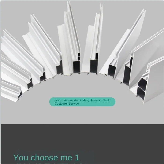 product custom non flectional snap frame advertising double sided led light box aluminum profile-7