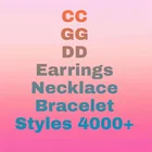 Diamond Earrings Gold Plated Luxury 925 Needles Diamond Designer Cc Brand Jewelry Hoop Earrings
